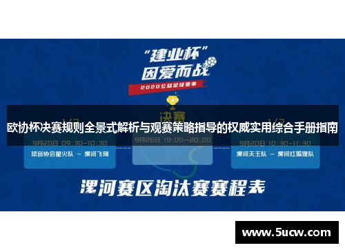 欧协杯决赛规则全景式解析与观赛策略指导的权威实用综合手册指南